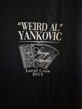 "Weird Al" Yankovic Strings Attached Local Crew 2019 Tee